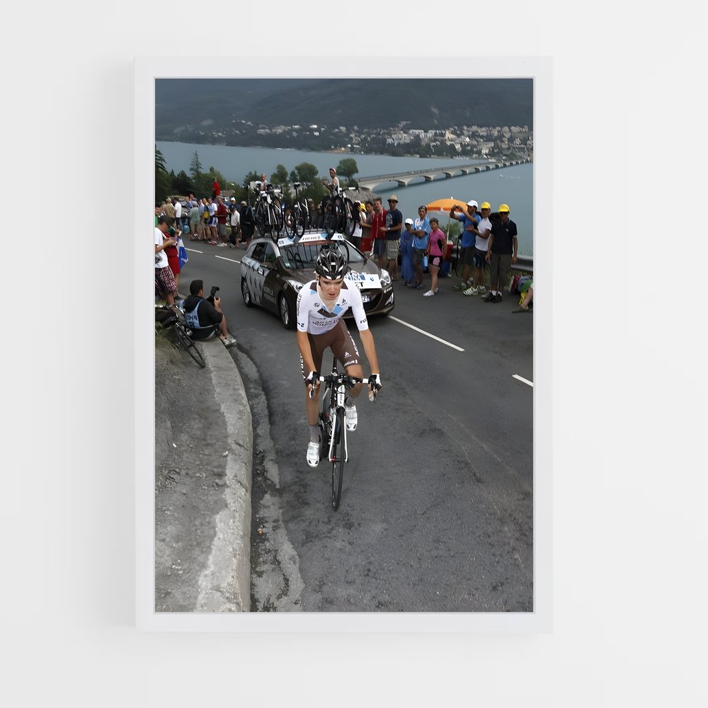 Poster La Descente de Romain – affiche Cyclisme (vue 3)